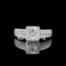 14k Gold 0.85 Ctw Natural G Diamond Ring