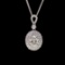 14k Gold 0.5 Ct Natural H Diamond Necklace