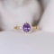 14k Gold 1.75 Ctw Natural Sapphire & Diamond Ring