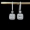 14k Gold 1.23 Ctw Natural F Diamond Earrings