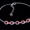 14k Gold 1.95 Ctw Natural Ruby & Diamond Bracelet