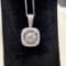 14k Gold 0.84 Ctw Natural H Diamond Necklace