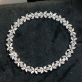 14k Gold 7.2 Ct Natural H Diamond Bracelet