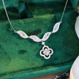 14k Gold 0.7 Ct Natural H Diamond Necklace