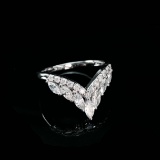 14k Gold 0.63 Ct Natural H Diamond Ring