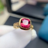 14k Gold 2.6 Ct Natural Tourmaline Ring