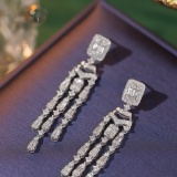 14k Gold 2.2 Ct Natural H Diamond Earrings