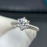 14k Gold 1 Ct Natural G Diamond Ring