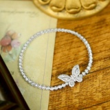 14k Gold 1 Ct Natural H Diamond Bracelet