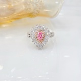 14k Gold 1.41 Ctw Natural Pink Diamond & Diamond Ring/pendant