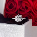 14k Gold 1.40 Ctw Natural H Diamond Ring