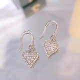 14k Gold 1.10 Ct Natural H Diamond Earrings