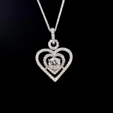 14k Gold 0.3 Ct Natural G Diamond Necklace