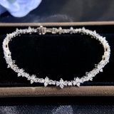 14k Gold 3.18 Ct Natural H Diamond Bracelet