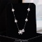 14k Gold 0.43 Ct Natural H Diamond Necklace