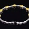 14k Gold 3.72 Ct Natural Yellow Diamond & Diamond Bracelet