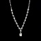 14k Gold 6.00 Ct Natural H Diamond Necklace