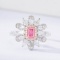 14k Gold 1.42 Ctw Natural Pink Diamond & Diamond Ring/pendant