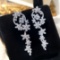 14k Gold 1 Ct Natural H Diamond Earrings