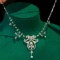 14k Gold 2.15 Ct Natural H Diamond Necklace