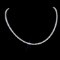 14k Gold 5 Ct Natural H Diamond Necklace
