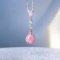 14k Gold 0.44 Ctw Natural Pink Diamond & Diamond Pendant