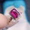 14k Gold 1.58 Ctw Natural Tourmaline & Diamond Ring