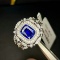 14k Gold 2.71 Ctw Natural Sapphire & Diamond Ring
