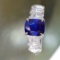 14k Gold 1.82 Ctw Natural Sapphire & Diamond Ring