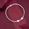 14k Gold 0.98 Ct Natural H Diamond Bracelet