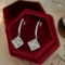 14k Gold 0.7 Ct Natural H Diamond Earrings