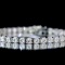 14k Gold 3.6 Ct Natural H Diamond Bracelet