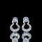 14k Gold 0.38 Ct Natural H Diamond Earrings