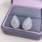 14k Gold 2.3 Ct Natural H Diamond Earrings