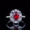 14k Gold 1.67 Ctw Natural Ruby & Diamond Ring/pendant