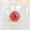 14k Gold 5.90 Ct Natural Partschinite & Diamond Ring/pendant