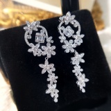 14k Gold 1 Ct Natural H Diamond Earrings