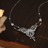 14k Gold 1.20 Ct Natural H Diamond Necklace