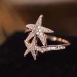 14k Gold 0.55 Ct Natural H Diamond Ring