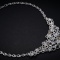 14k Gold 27.19 Ctw Natural H Diamond Necklace