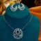 14k Gold 3.50 Ctw Natural H Diamond Jewelry Set