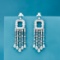 14k Gold 3.38 Ctw Natural H Diamond Earrings