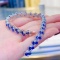 14k Gold 12.35 Ctw Natural Sapphire & Diamond Bracelet