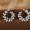 14k Gold 2 Ct Natural H Diamond Earrings