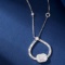 14k Gold 2.36 Ctw Natural H Diamond Pendant