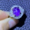 14k Gold 5.47 Ctw Natural Star Sapphire & Diamond Ring