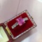14k Gold 2.69 Ctw Natural Padparadscha Sapphire & Diamond Ring