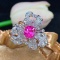 14k Gold 2.86 Ctw Natural Spinel & Diamond Ring