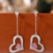 14k Gold 0.80 Ctw Natural Pink Diamond & Diamond Earrings