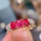 14k Gold 1.1 Ct Natural Spinel & Diamond Ring